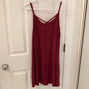 Burgundy Dress